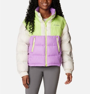 Purple Women's Columbia Pike Lake II Cropped Puffer Jacket | AJGUS-0289