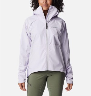 Purple Women's Columbia Platinum Peak Softshell Jackets | HOPNZ-9170