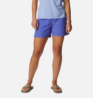 Purple Women's Columbia Sandy River Shorts | GIHTO-4319