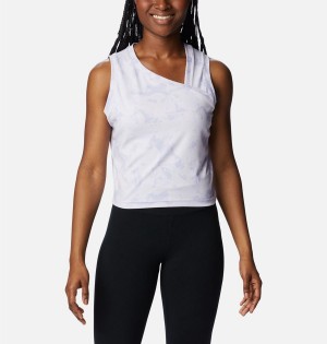 Purple Women's Columbia Weekend Adventure Tank Top | NQGRY-9480