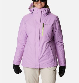 Purple Women's Columbia Whirlibird IV Interchange Ski Jacket | GNTUM-3621