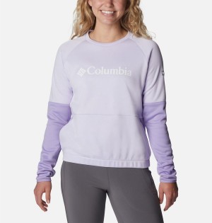 Purple Women's Columbia Windgates Crew Sweatshirt Pullover | GPCJY-6784