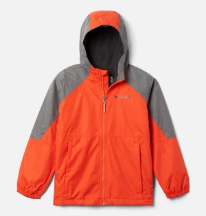 Red Kids' Columbia Endless Explorer Jacket | DFLPJ-9074