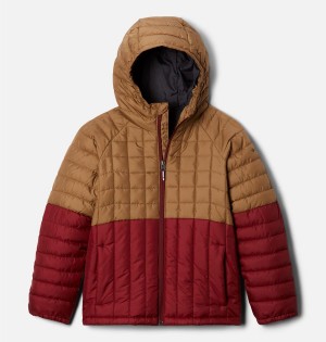 Red Kids' Columbia Humphrey Hills Puffer Jacket | GQNBF-4102