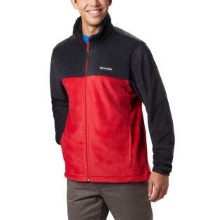 Red Men's Columbia Steens Mountain 2.0 Full Zip Fleece Jacket | ARNFY-4821