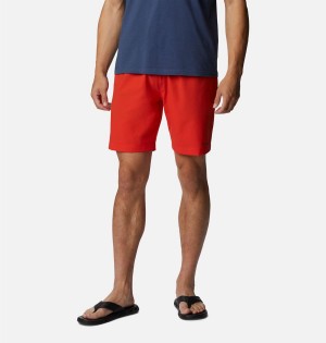 Red Men's Columbia Summertide Stretch Shorts | XWRIB-8594