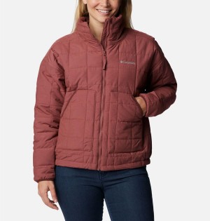 Red Women's Columbia Chatfield Hill II Puffer Jacket | SYRXP-3874