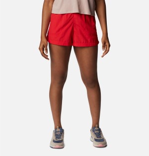 Red Women's Columbia Sandy River Shorts | VBFGJ-8270