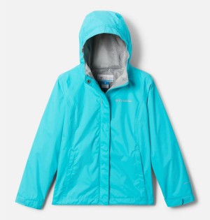 Turquoise Kids' Columbia Arcadia Rain Jacket | DECPV-5719