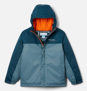 Turquoise Kids' Columbia Hikebound Insulated Jacket | GDTJO-4395