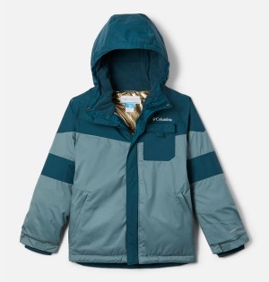 Turquoise Kids' Columbia Mighty Mogul II Insulated Jacket | NBXMO-1945