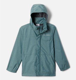 Turquoise Kids' Columbia Static Ridge Field Jacket | FGHRZ-4268