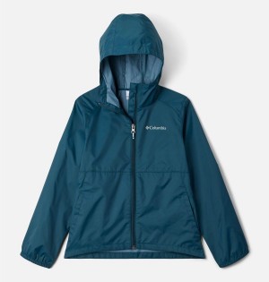 Turquoise Kids' Columbia Switchback II Jacket | IFHYP-2589