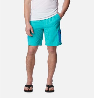 Turquoise Men's Columbia Summerdry Brief Shorts | FRNIP-4189