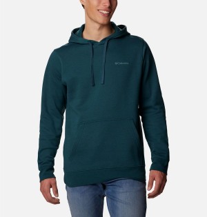 Turquoise Men's Columbia Trek Hoodie | OCSXA-6084