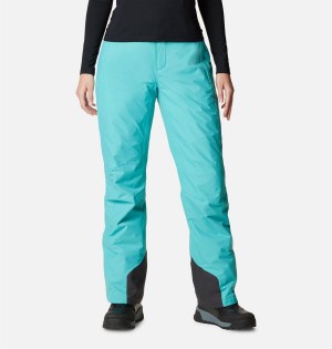 Turquoise Women's Columbia Bugaboo Omni Heat Insulated Ski Pants | XWCFJ-1703