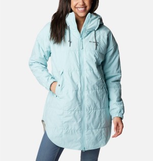 Turquoise Women's Columbia Chatfield Hill Novelty Coats | WGJKY-5683