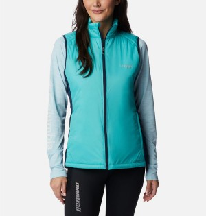 Turquoise Women's Columbia Endless Trail Running Vest | SOCJW-2374