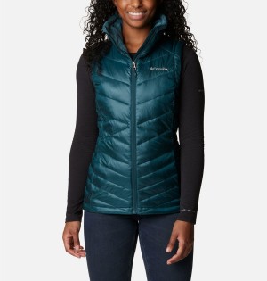 Turquoise Women's Columbia Joy Peak Insulated Vest | IFWLN-9041