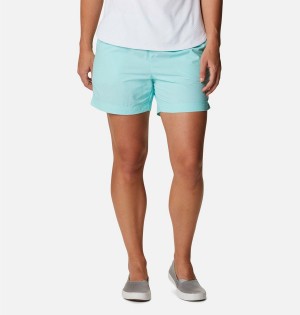 Turquoise Women's Columbia PFG Backcast Water Shorts | NOXKH-3276