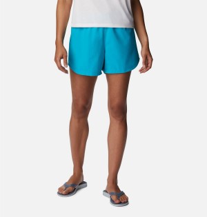 Turquoise Women's Columbia PFG Tamiami Pull-On Shorts | FZBTP-2516