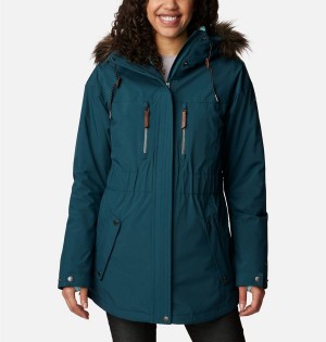 Turquoise Women's Columbia Payton Pass Interchange Coats | PTKDR-5602