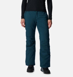 Turquoise Women's Columbia Shafer Canyon Insulated Ski Pants | ZUTPY-5781