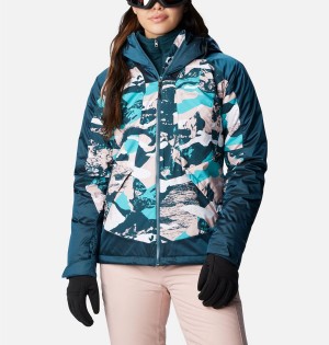 Turquoise Women's Columbia Sweet Shredder II Insulated Ski Jacket | HFBSQ-9163