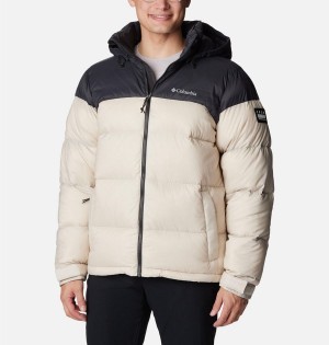 White Men's Columbia Bulo Point II Omni Heat Infinity Insulated Puffer Jacket | MNEZY-6973