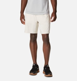 White Men's Columbia Coral Ridge Pull-On Shorts | LYGXQ-3258