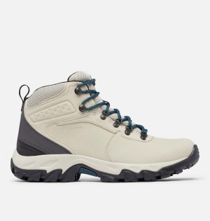 White Men's Columbia Newton Ridge Plus II Waterproof Boot Hiking Shoes | IWFJD-8364