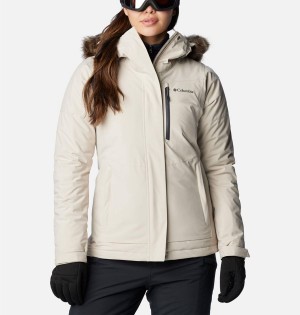 White Women's Columbia Ava Alpine Insulated Ski Jacket | EWKCO-5964