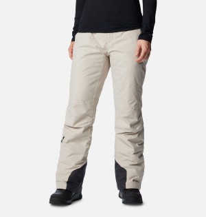 White Women's Columbia Bugaboo Omni Heat Insulated Ski Pants | HGICY-8947