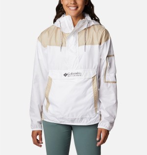 White Women's Columbia Challenger Windbreaker | EURKF-6932