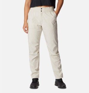 White Women's Columbia Coral Ridge Pants | NAZXR-1803