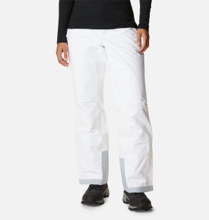 White Women's Columbia Gulfport Insulated Ski Pants | DBVEU-2589