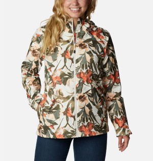 White Women's Columbia Inner Limits II Rain Jacket | TZQYL-9647