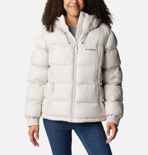 White Women's Columbia Pike Lake II Insulated Puffer Jacket | KGOWI-7931