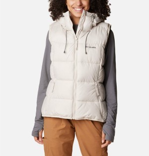 White Women's Columbia Pike Lake II Insulated Vest | DGLWS-2985