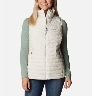 White Women's Columbia Slope Edge Vest | FZTRI-4309