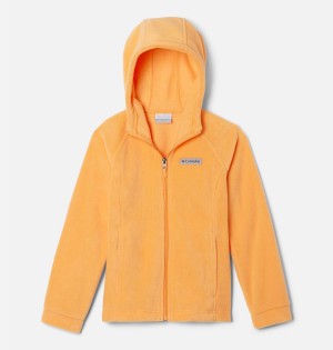 Yellow Kids' Columbia Benton Springs II Hooded Fleece Jacket | YNIDC-4621