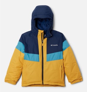 Yellow Kids' Columbia Lightning Lift II Jacket | VCQML-9126