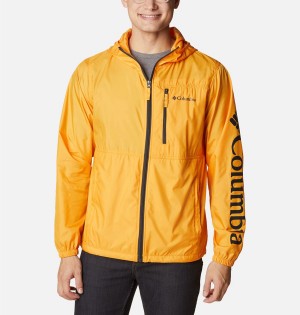 Yellow Men's Columbia Carbon Hill Packable Windbreaker | CWJRV-5489