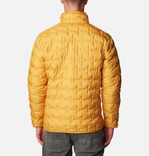 Yellow Men's Columbia Delta Ridge Insulated Puffer Jacket | EVSYC-5241