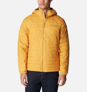 Yellow Men's Columbia Silver Falls Hooded Insulated Puffer Jacket | WIZUR-0174