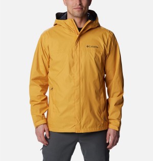 Yellow Men's Columbia Watertight II Rain Jacket | DVNQP-9570