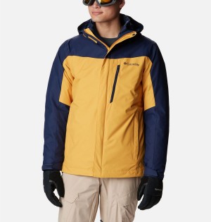 Yellow Men's Columbia Whirlibird IV Interchange Ski Jacket | ZEKWX-4317