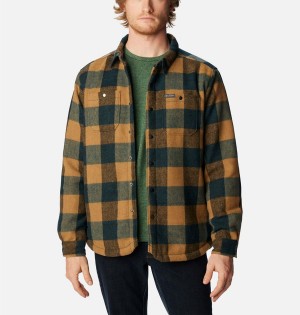 Yellow Men's Columbia Windward II Jacket Shirt | NLURD-6504