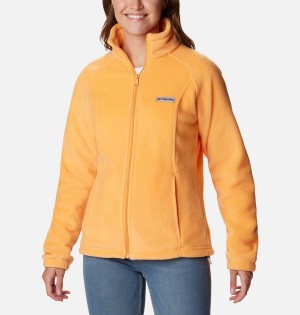 Yellow Women's Columbia Benton Springs Full Zip Fleece Jacket | UNWMO-1294