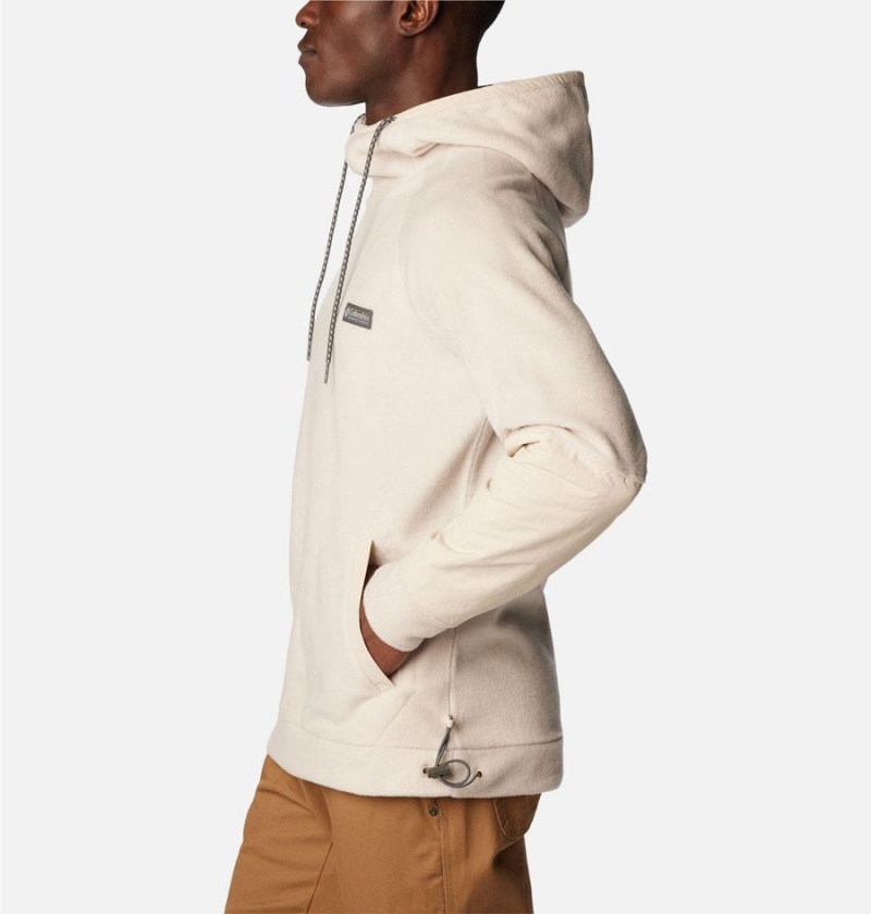 Beige Men's Columbia Hunterdon Fleece Hoodie | HAKPU-6529